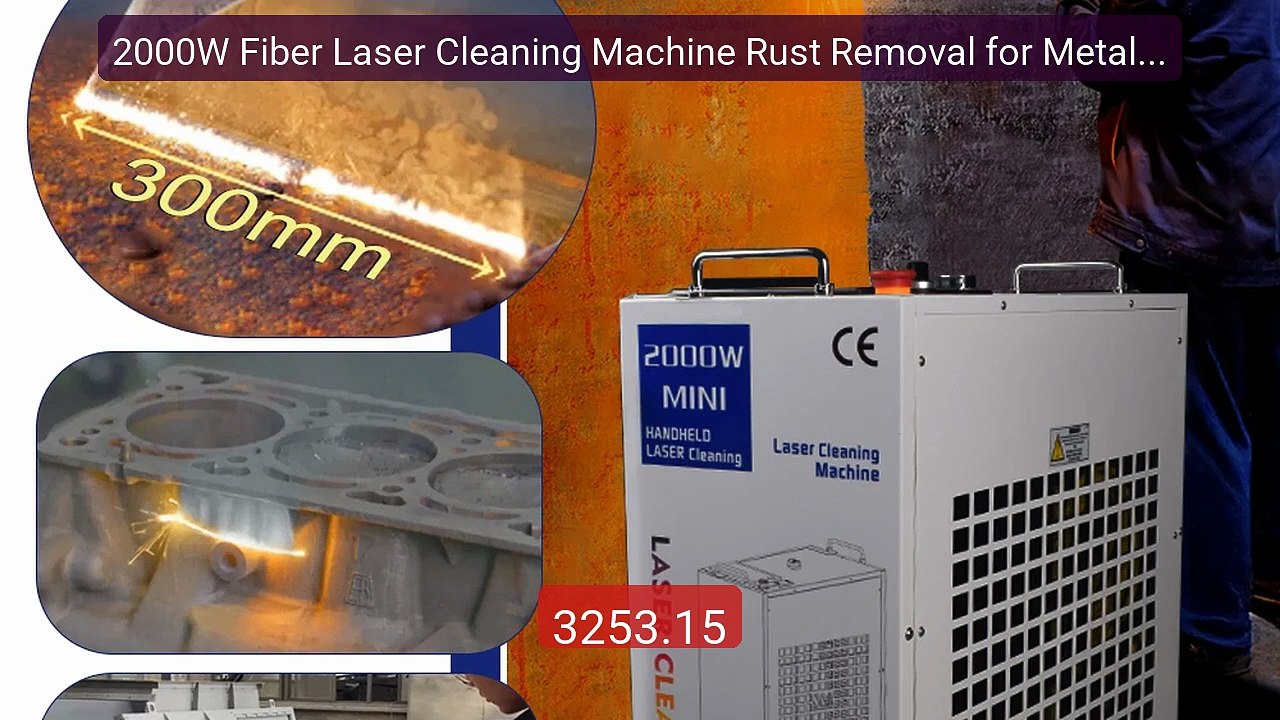 2000W Fiber Laser Cleaning Machine Rust Removal for Metal Clea... -- Hot Deal 2026 | Limited Offer!