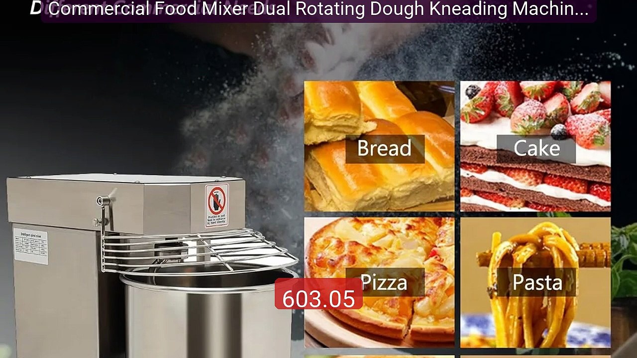 Commercial Food Mixer Dual Rotating Dough Kneading Machine wit... -- Best Buy 2026 | Great Quality!