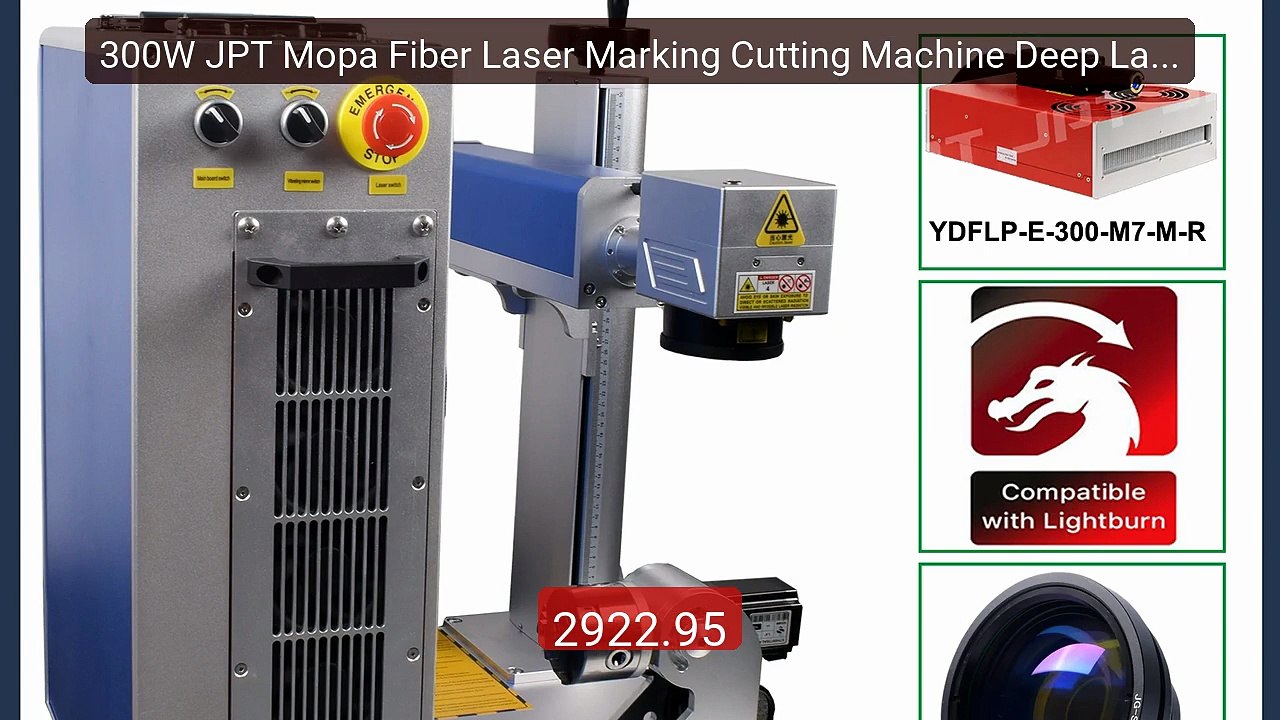 300W JPT Mopa Fiber Laser Marking Cutting Machine Deep Laser Engrav... -- Top Rated 2026 | Buy Now!