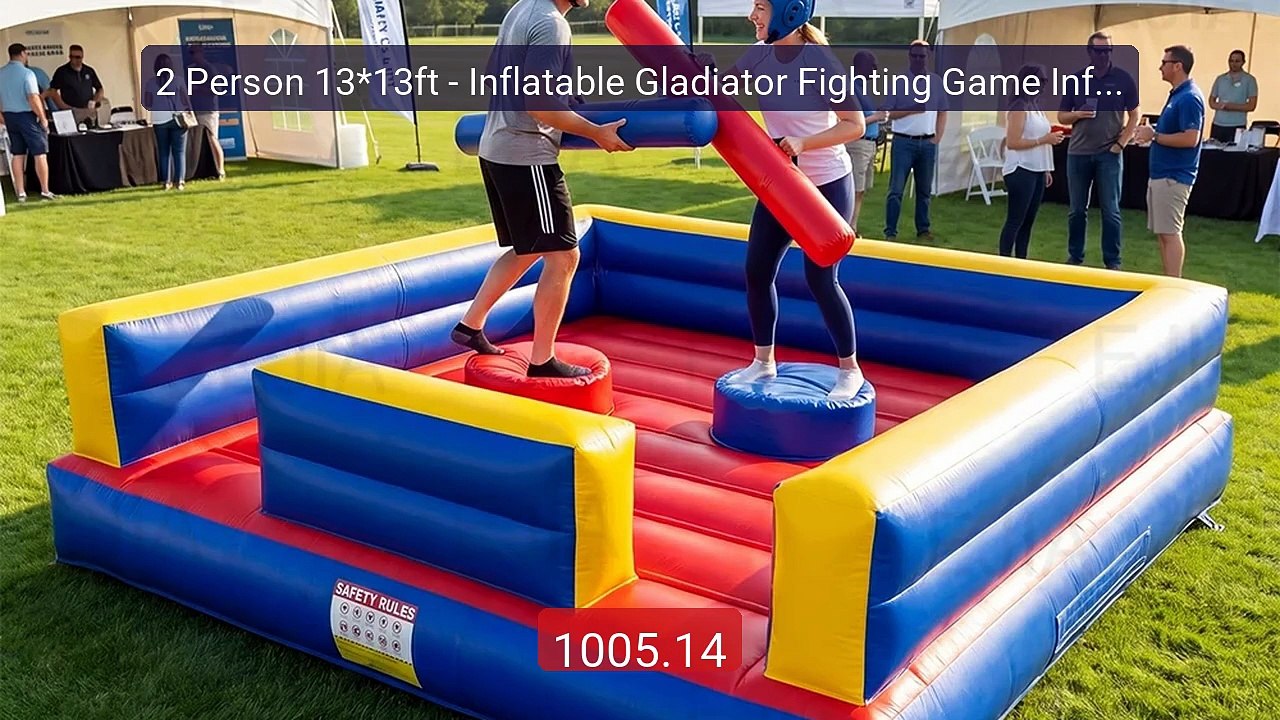 2 Person 13*13ft - Inflatable Gladiator Fighting Game Inflatable J... -- Best Deal 2026 | Shop Now!