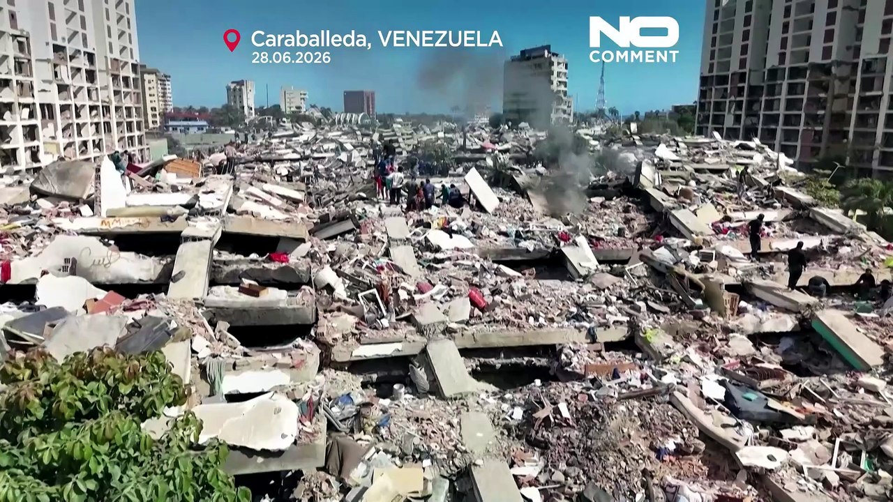 Venezuela: imagens aéreas revelam dimensão da destruição após terramotos