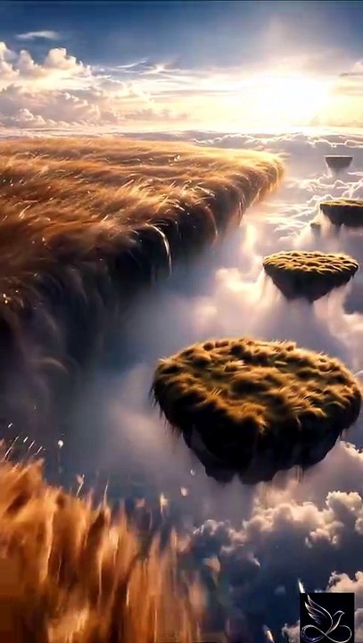 The Floating Meadow Sea | Surreal Fantasy in 4K