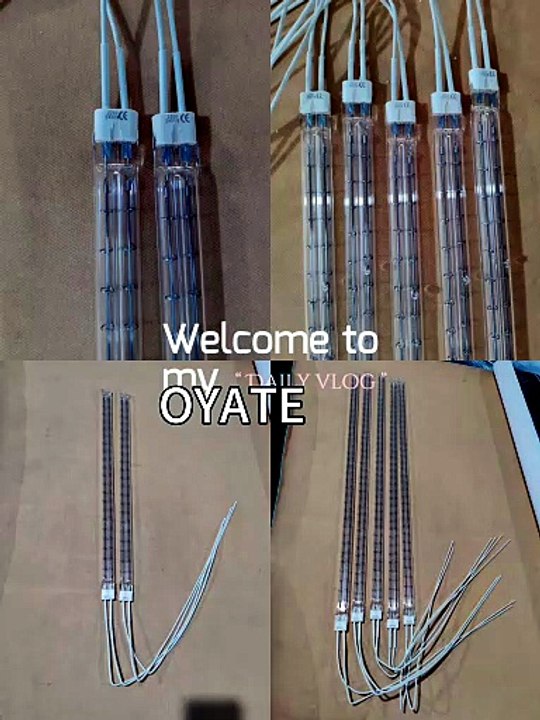 11x23mm B-type infrared heating lamp 2400W twin tube heaters