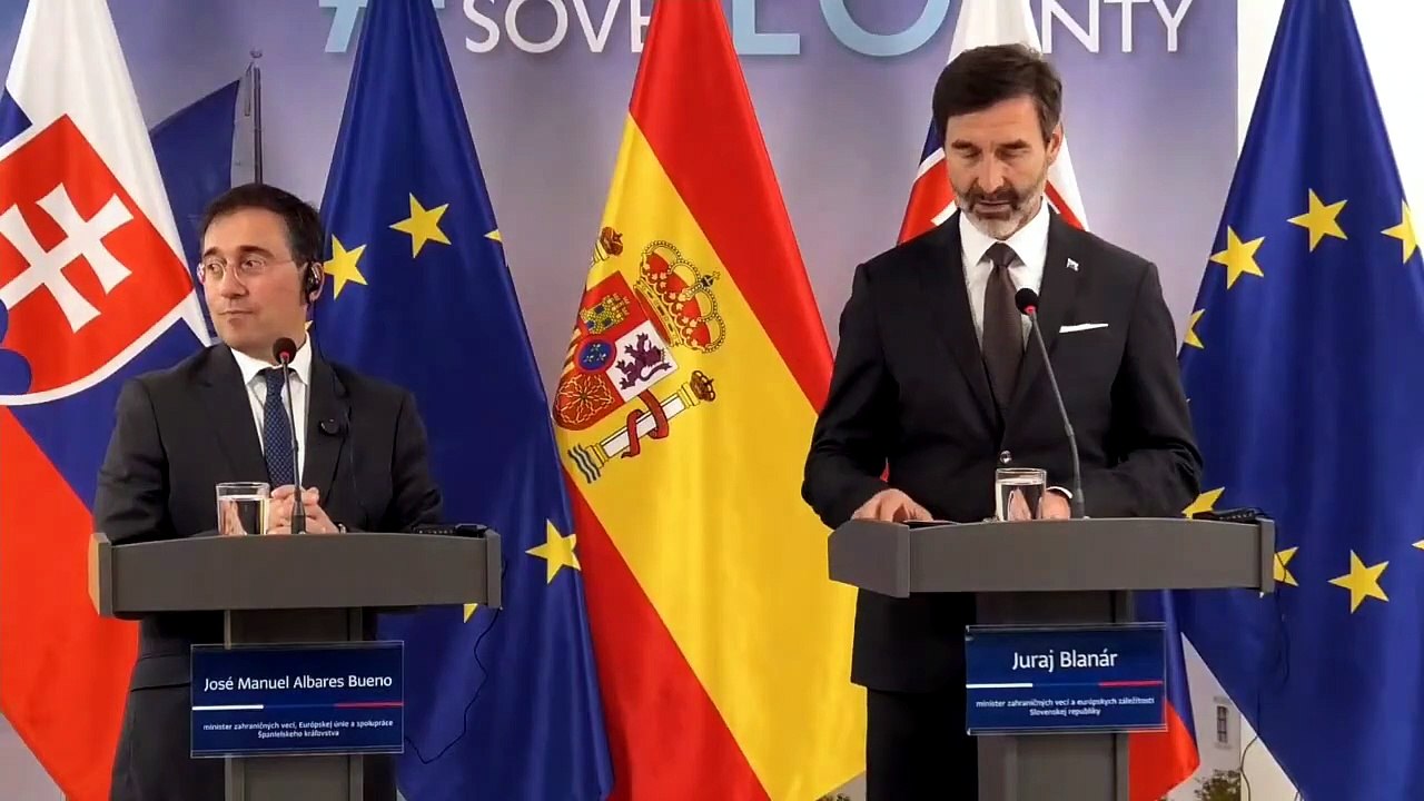 ZÁZNAM: J. Blanár: So Španielskom máme takmer totožný názor na viaceré vojnové konflikty