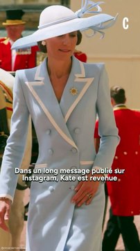 Je le sais personnellement : Kate Middleton évoque avec émotion son combat contre le cancer