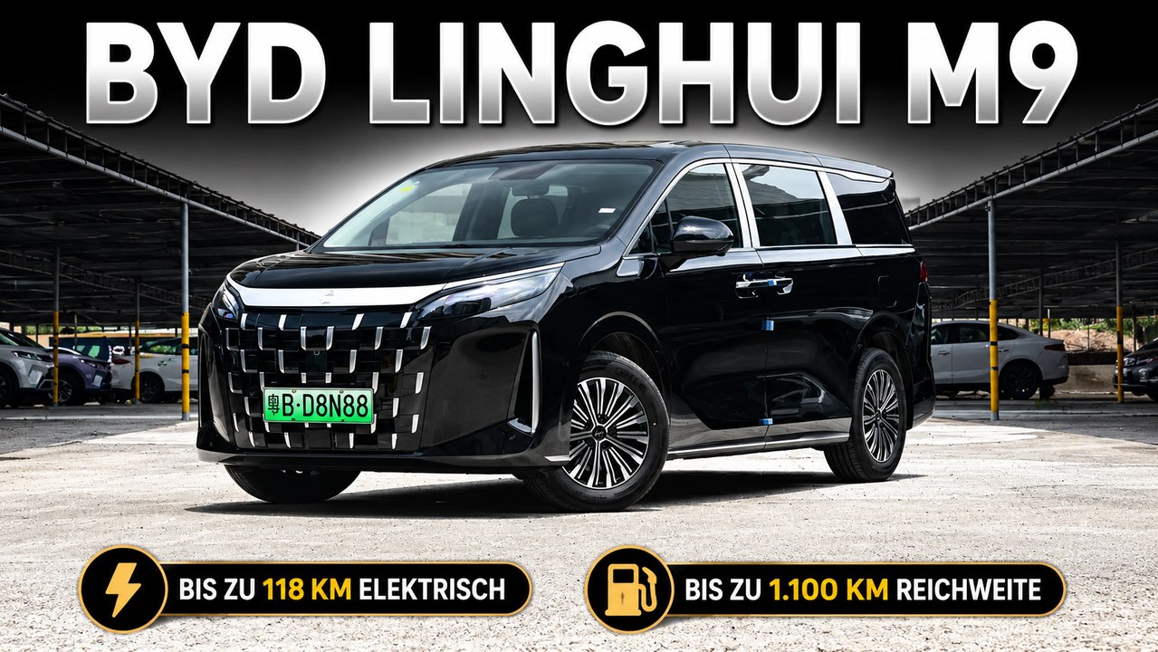 BYD Linghui M9: 1.100 km Reichweite zum Kampfpreis