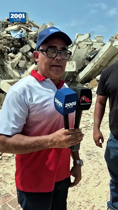 Testimonios de familiares afectados por el terremoto ocurrido
