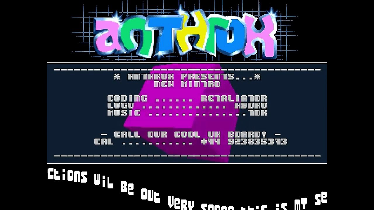 Amiga Intro New Mintro by Anthrox