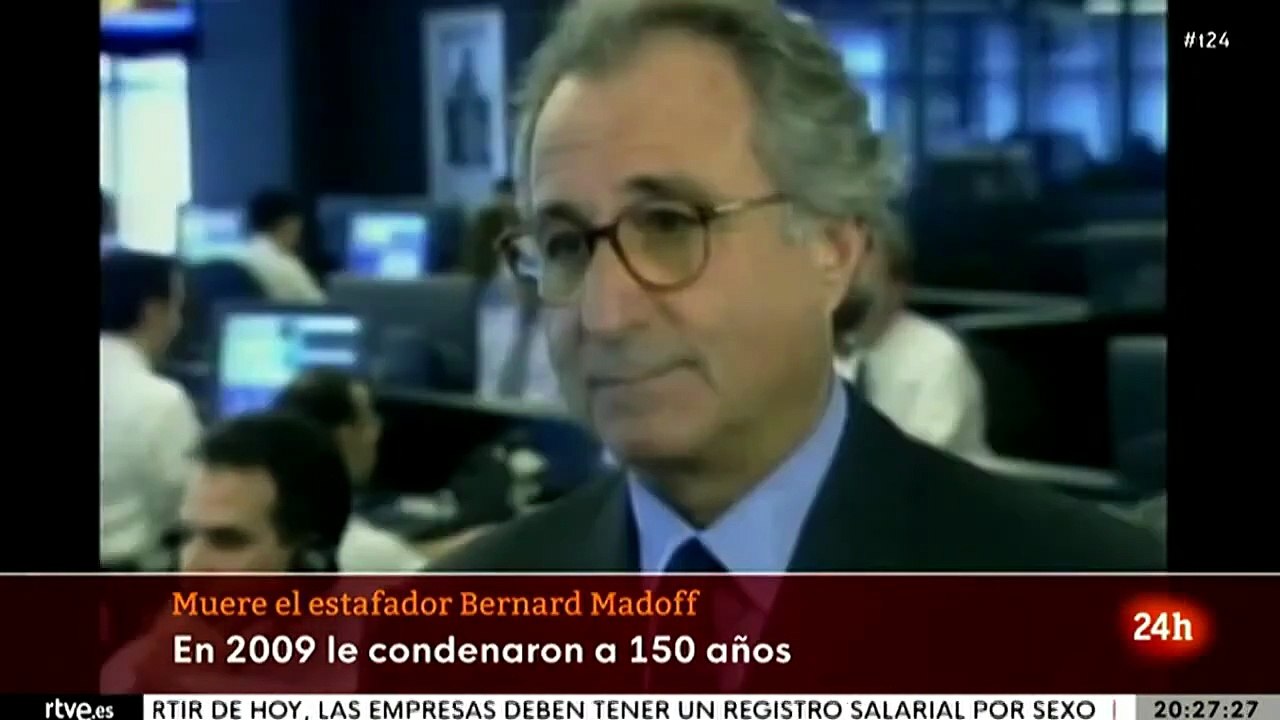 Fallece en la cárcel Bernie MADOFF, autor de la mayor ESTAFA piramidal de la historia