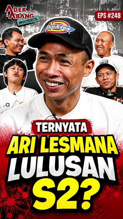🔥 Ternyata Ari Lesmana lulusan S2?