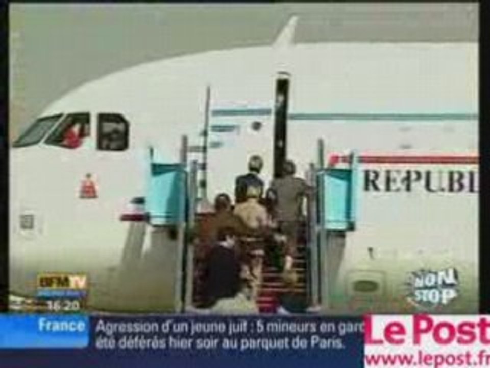 Un tir à l'aéroport de Tel-Aviv au départ de Sarkozy
