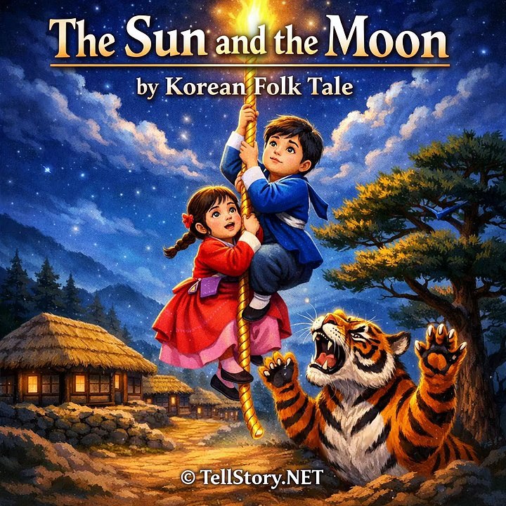 The Sun and the Moon by Korea Fairy Tales
