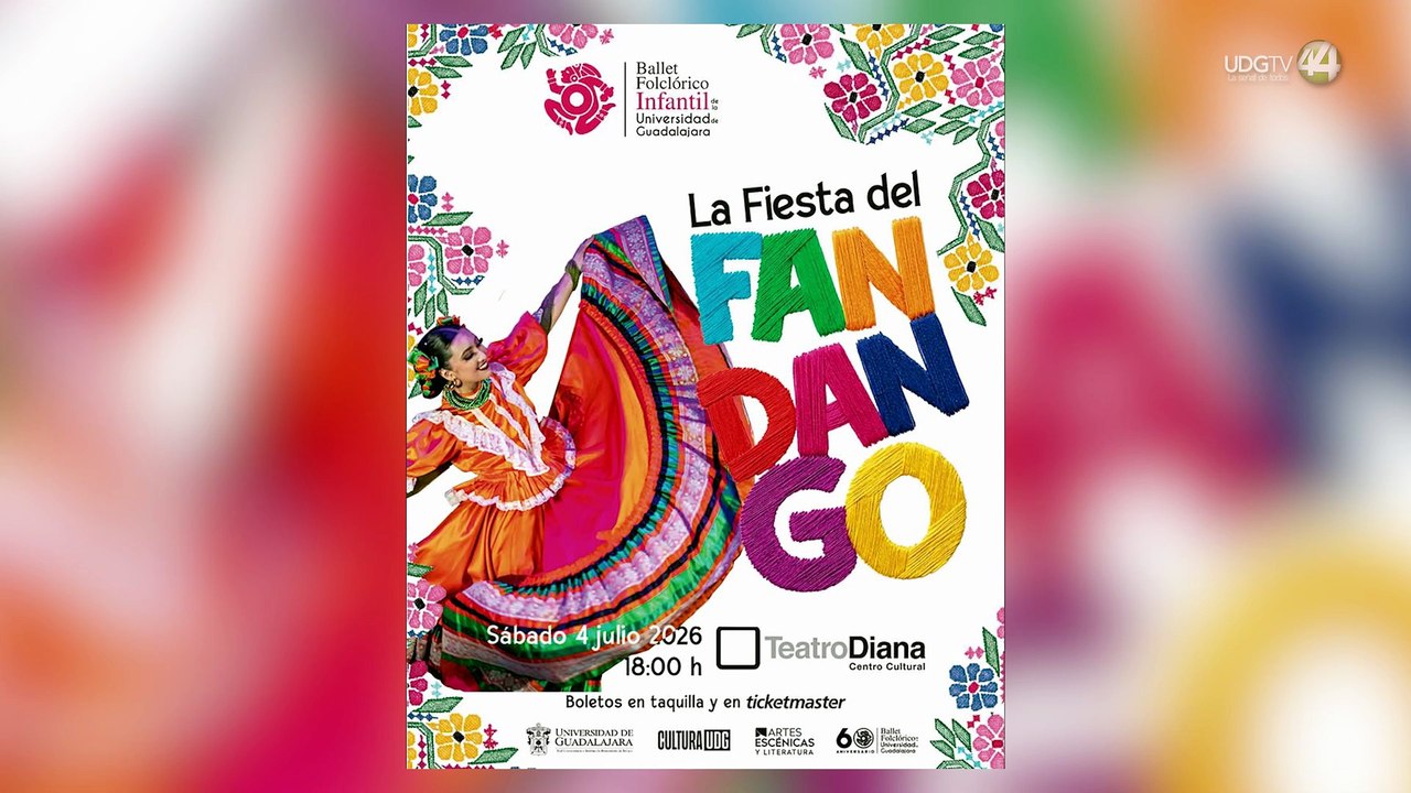 Presentará el Ballet Folclórico Infantil de UdeG “La fiesta del fandango” en el Teatro Diana
