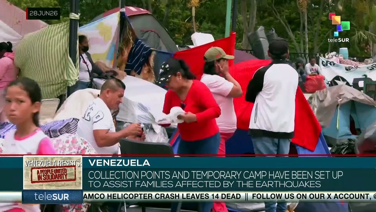 Venezuela | Around 5,000-6,000 people received at temporary camps by earthquakes