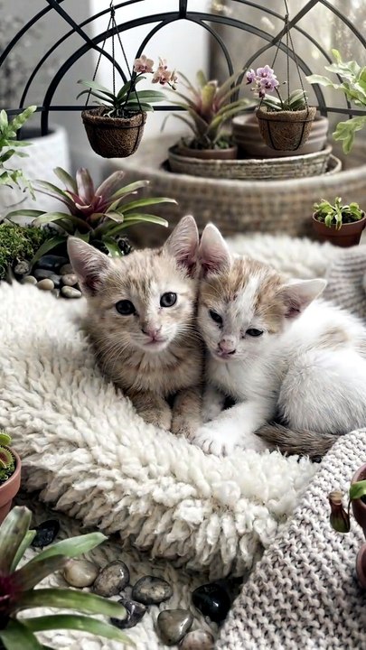 🐱 Two Tiny Hearts, One Beautiful Bond 🤍