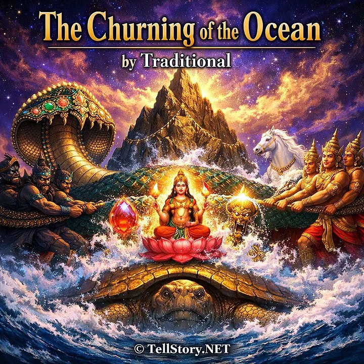 The Churning of the Ocean by Cambodia Stories