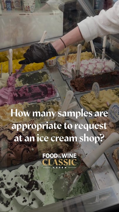 How Many Samples are Appropriate to Request at an Ice Cream Shop?