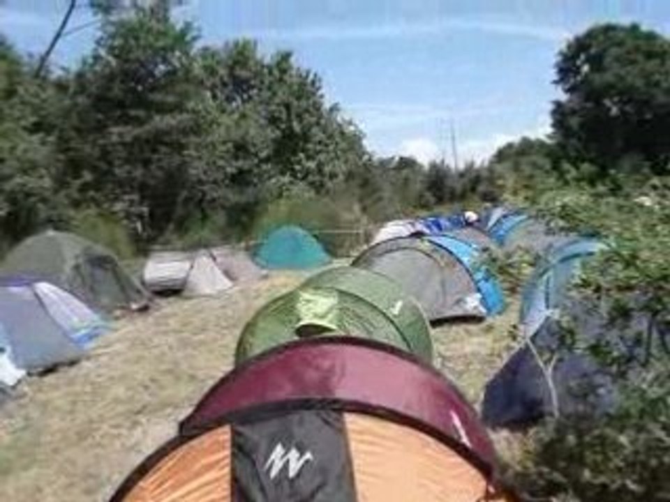 montage de tente fini