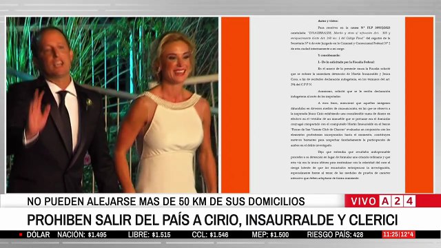 El juez rechazó detener a Martín Insaurralde y Jesica Cirio tras el escándalo por los dólares: qué medidas dispuso