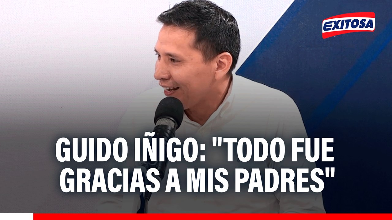 Guido Iñigo destaca el esfuerzo de sus padres y recuerda sus raíces en Villa El Salvador