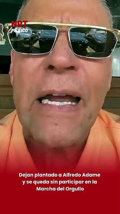 Dejan plantado a Alfredo Adame y se queda sin participar en la Marcha del Orgullo