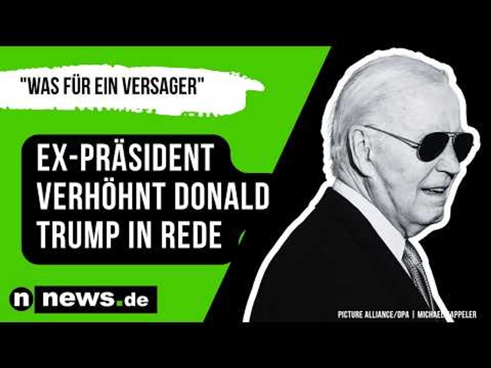 Joe Biden: 'Was für ein Versager' - Ex-Präsident verhöhnt Donald Trump in Rede