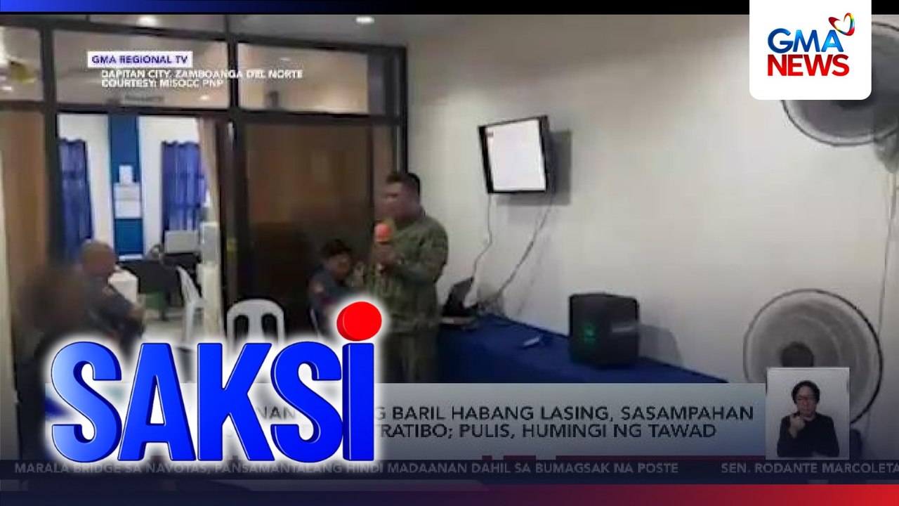 Pulis na nanutok ng baril habang lasing, sasampahan ng kasong administratibo; pulis, humingi ng tawad | Saksi