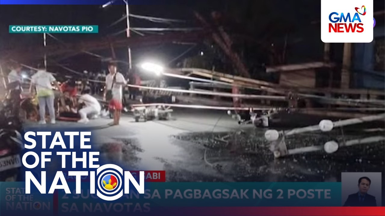 Tulay sarado dahil sa 2 posteng natumba; Ilang bahay at ospital, nawalan ng kuryente | SONA