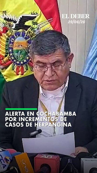 Alerta en Cochabamba por incrementos de casos de herpangina