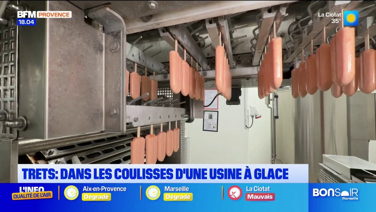 Trets : dans les coulisses d'une usine de glace