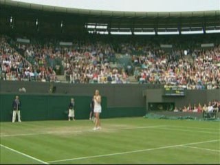 Alla Kudryavtseva def Maria Sharapova @ Wimbly 2008