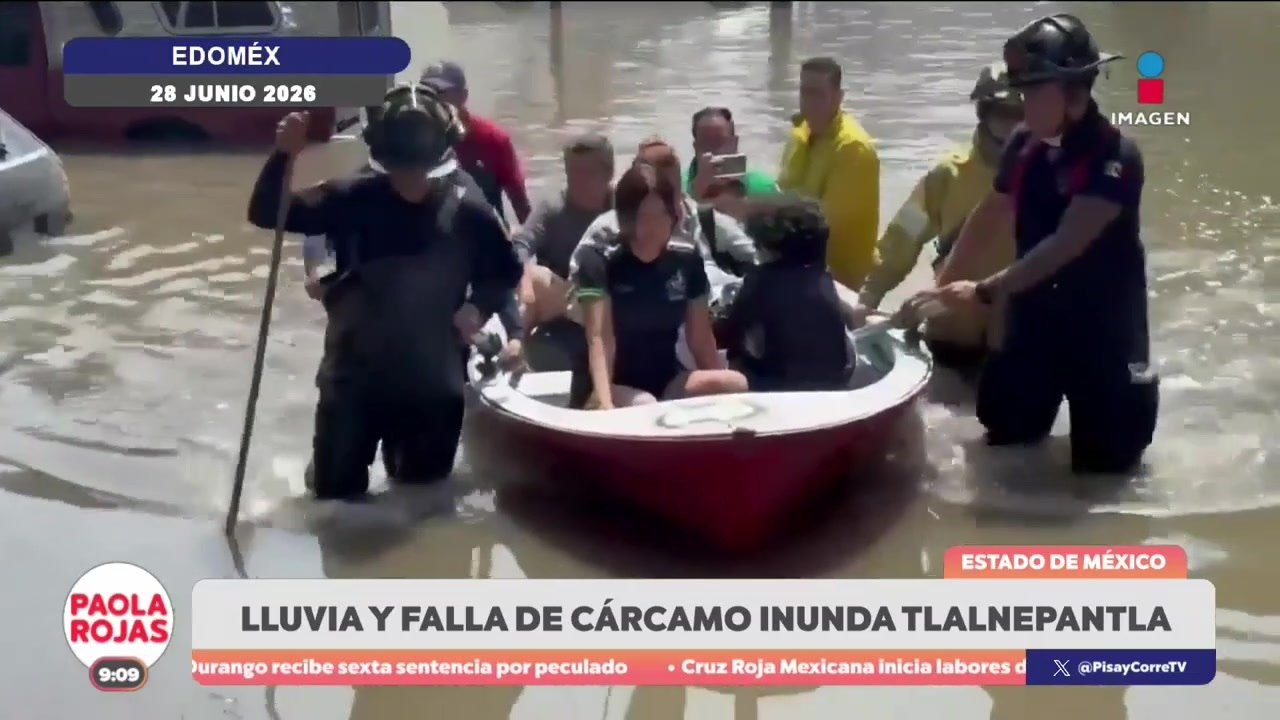 Inundaciones afectan CDMX y Edomex tras fuertes lluvias | De Pisa y Corre con Paola Rojas