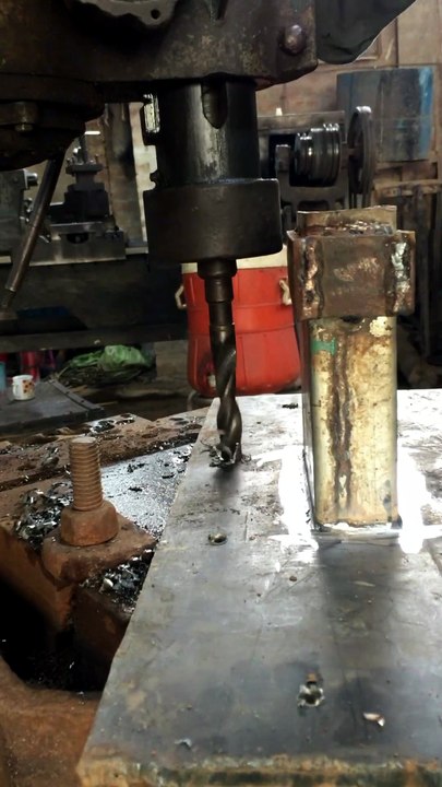 Amazing Metal Drilling Skills | Heavy Drill Machine in Action #shorts