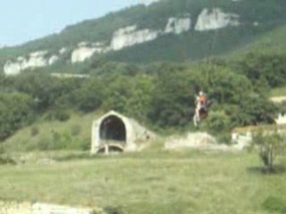 Baptême parapente 2 - Atterrissage