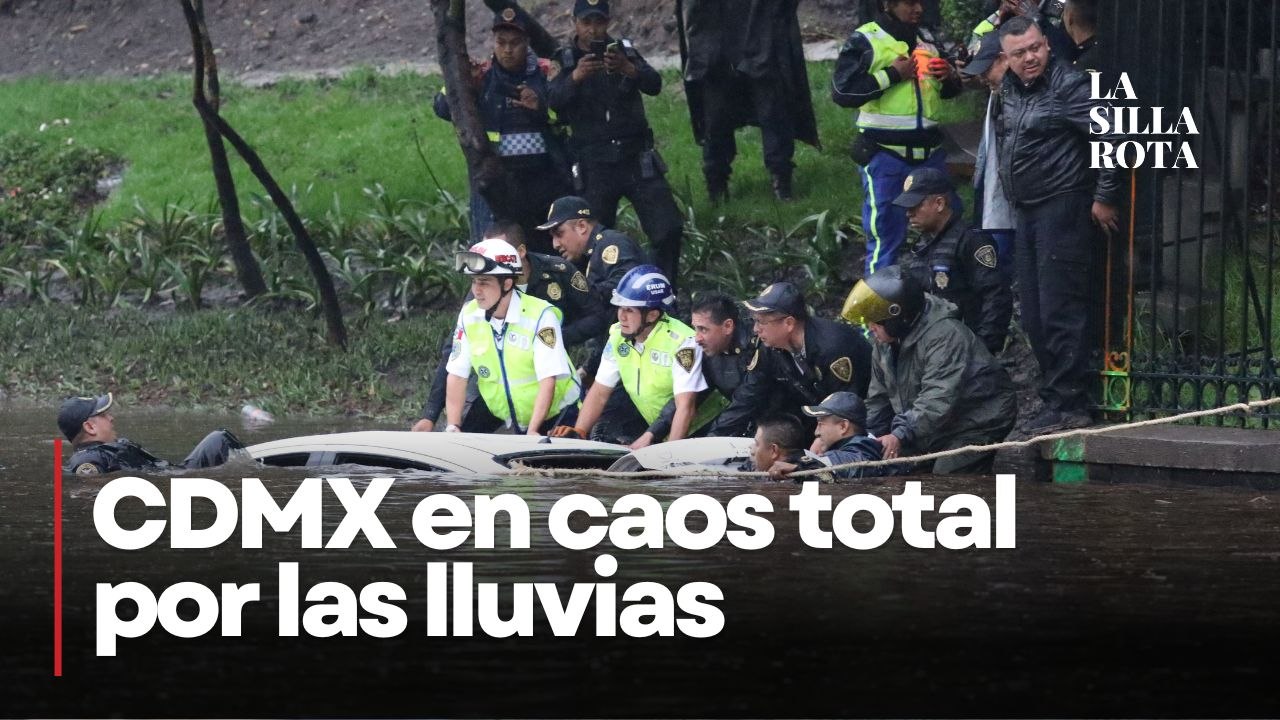 Lluvias colapsan la CDMX: suspenden Cablebús e inundan Insurgentes