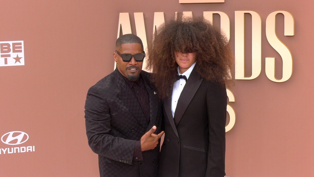 Jamie Foxx and Anelise Foxx 2026 BET Awards Red Carpet Arrivals