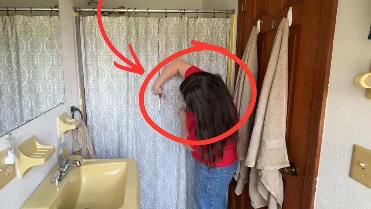 ¡Todos van a cortar sus cortinas de baño cuando vean esto! (¡Es genial!)