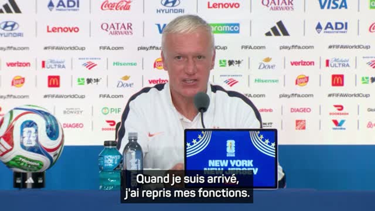 Bleus - Deschamps : "Pour mon bien et celui de l'équipe, il fallait que je parte"