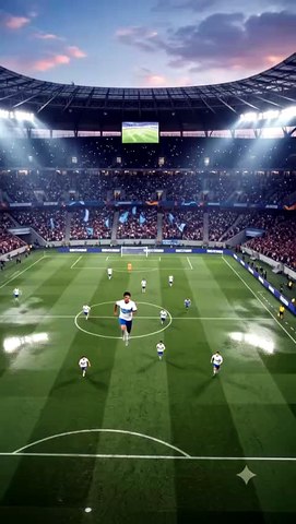 Golden Sunset Winning Goal 🌅⚽ | Last Second Football Drama | 4K Cinematic #Shorts