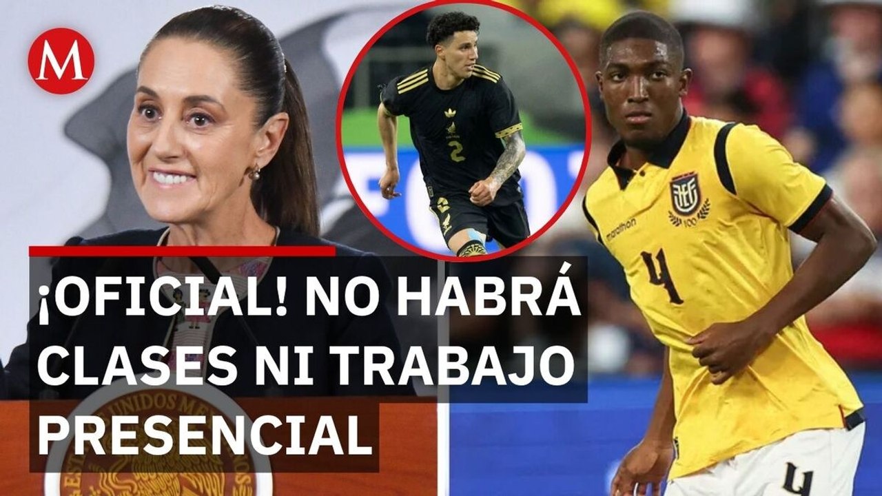 Sheinbaum desea éxito al Tri frente a Ecuador y...