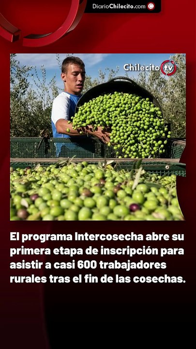 El programa Intercosecha abre su primera etapa de inscripción para asistir a casi 600 trabajadores rurales tras el fin de las cosechas.