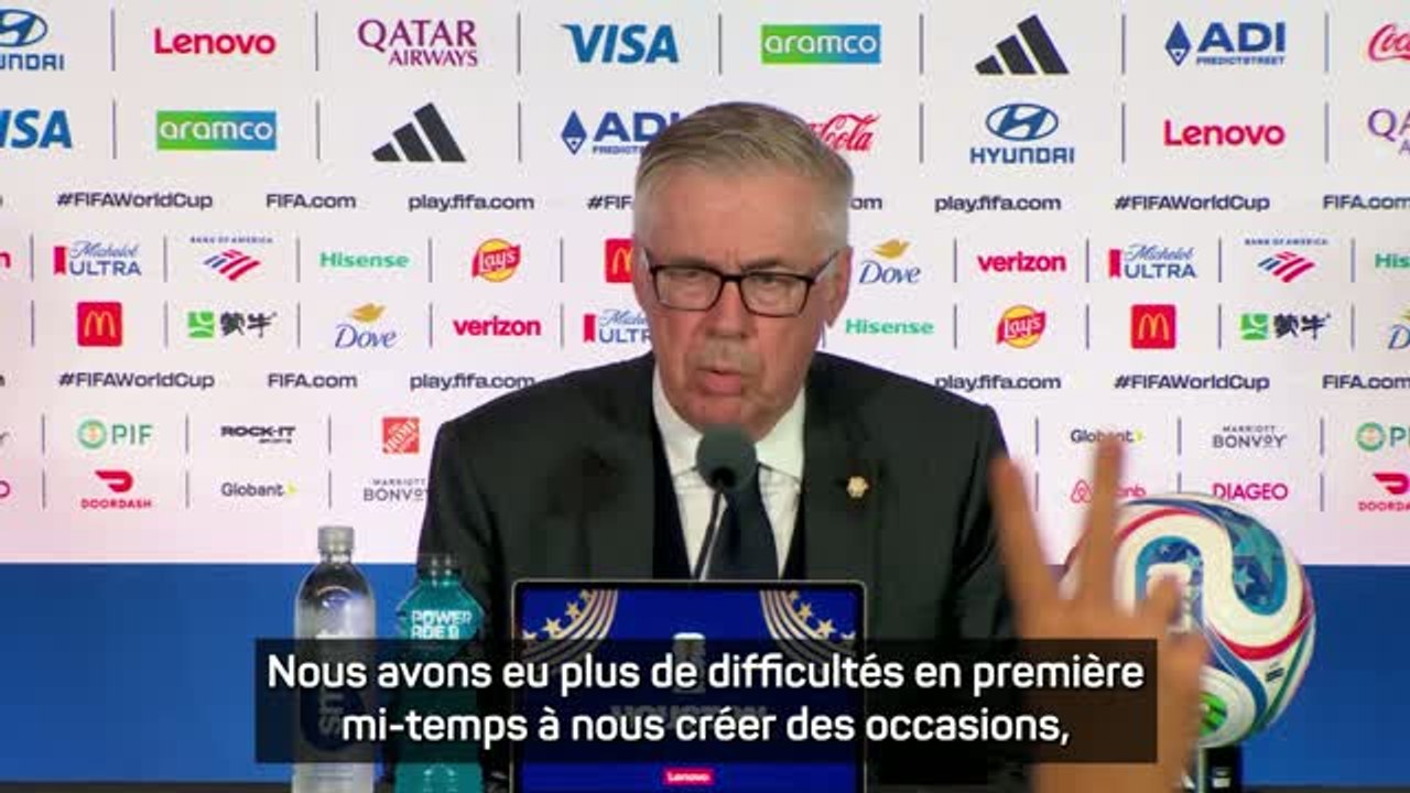 Brésil - Ancelotti après la victoire face au Japon : "C'est le match plus abouti"