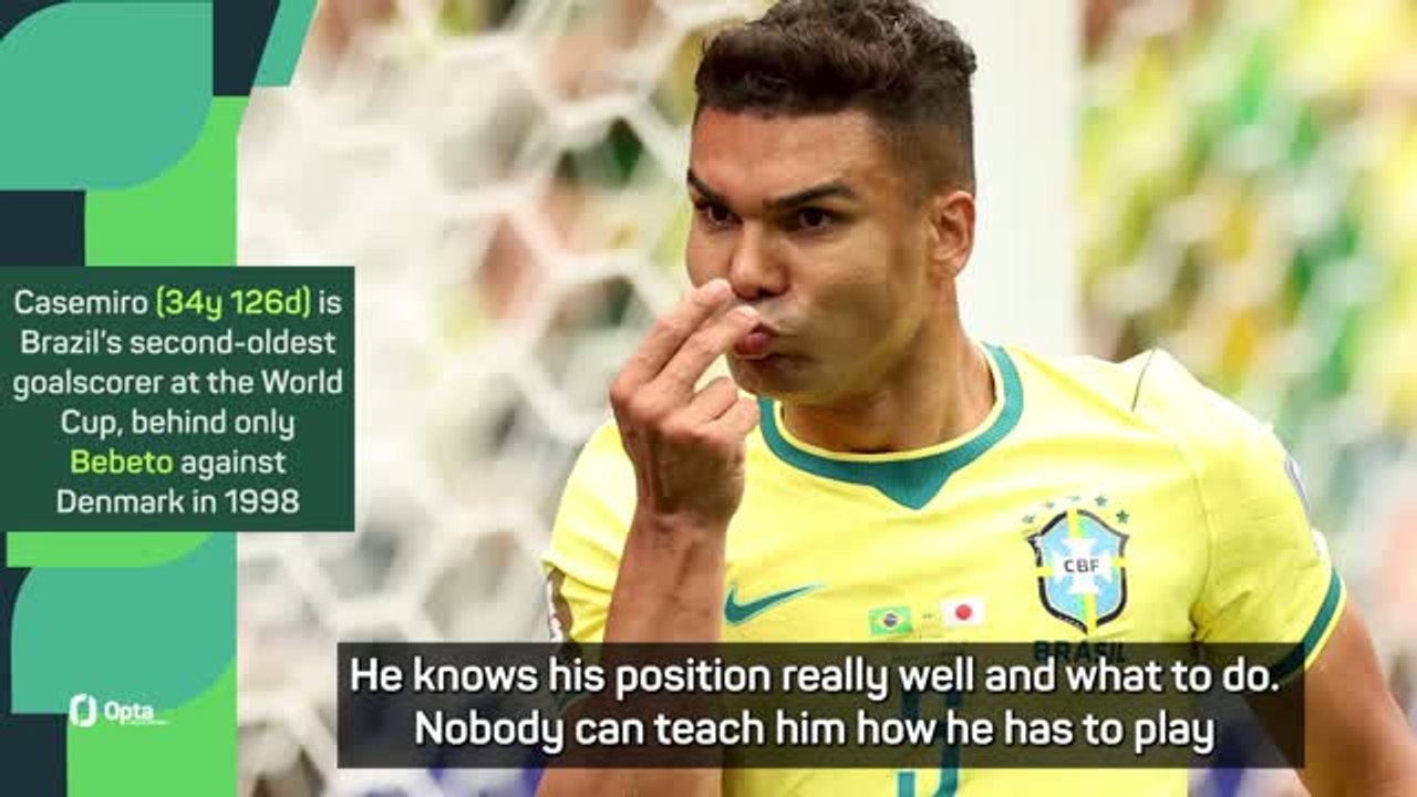 'Leader' Casemiro helps Brazil break down Japan