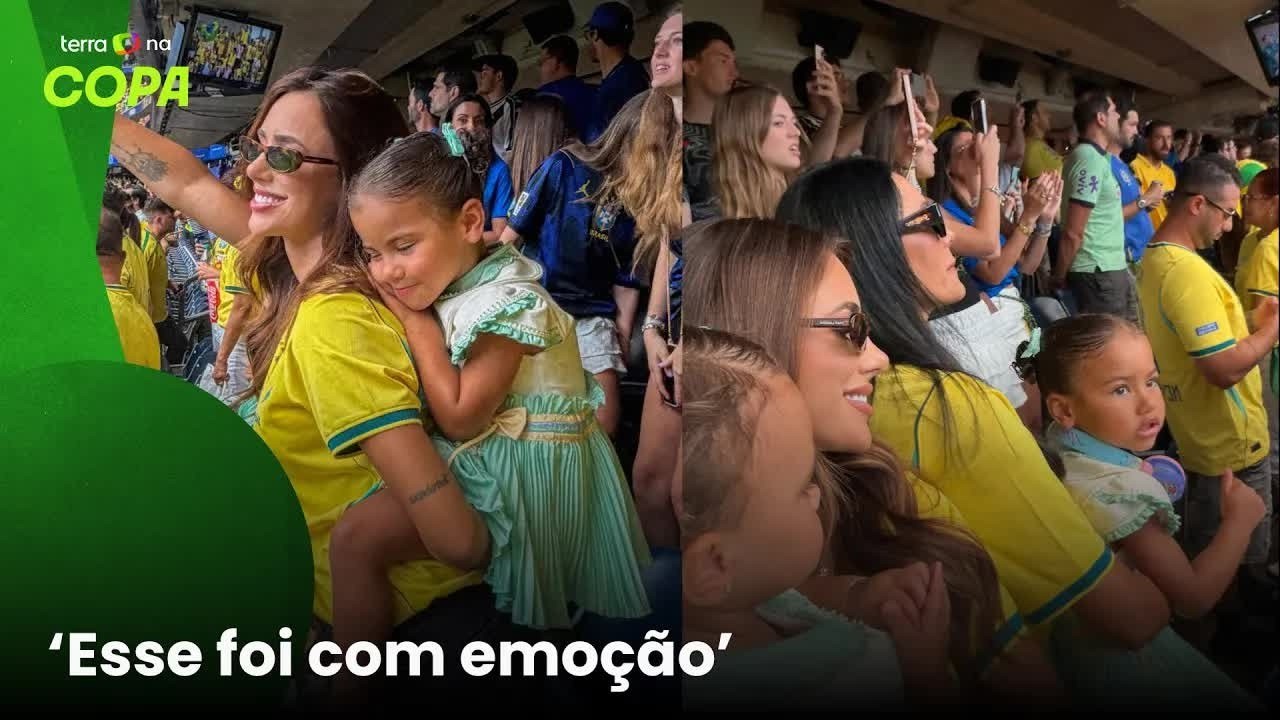 Bruna Biancardi vibra com vitória do Brasil sobre o Japão: gols de Casemiro e Martinelli
