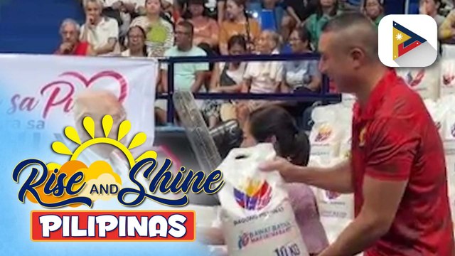 Mahigit 8,000 benepisyaryo sa San Juan City, nakatanggap ng libreng tig-10 kg na bigas mula sa pamahalaan | ulat ni Jannah Madrid