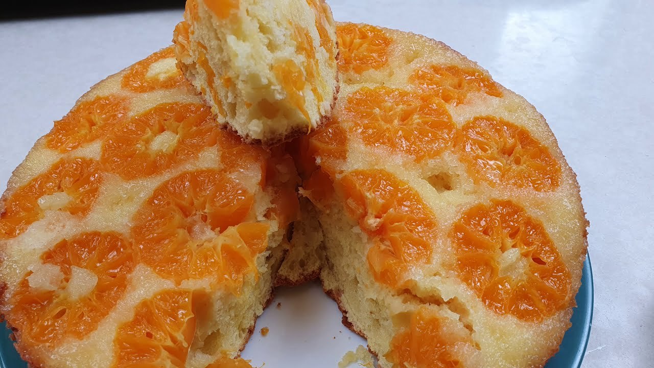 Mandarinenkuchen in 10 Minuten mit Backzeit! Ein schnelles Kuchenrezept zum Kaffee!