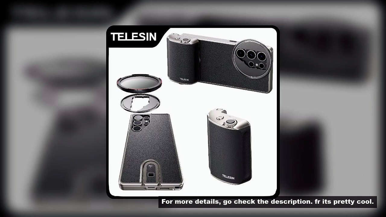 TELESIN Master Shooting Set Phone Camera Hand Grip Phone Holder CPL ND 2-32 Filter Remote Handle For