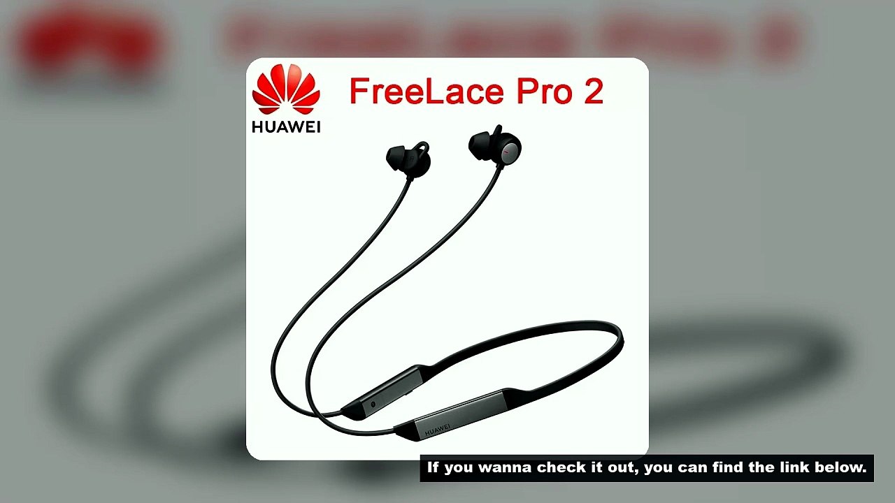 Original Huawei FreeLace Pro 2 Earphones Intelligent Active Noise Cancellation 2.0 Headphones Blueto