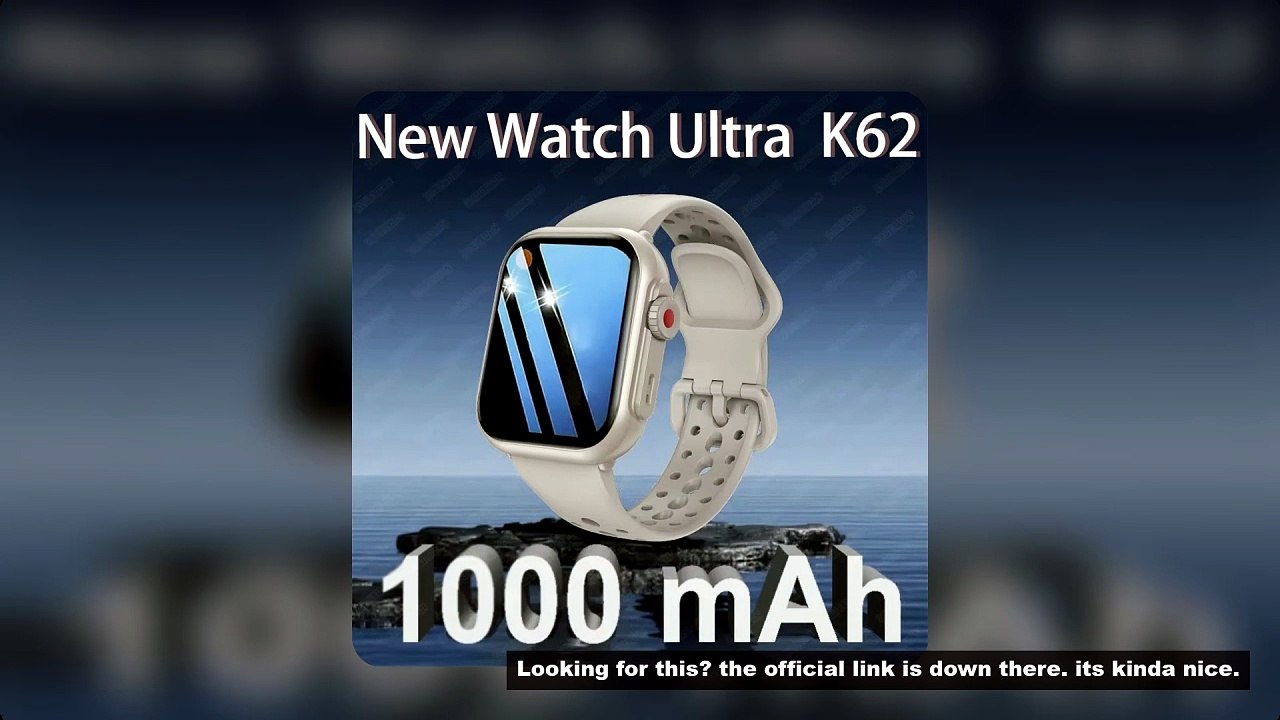 For Huawei Xiaomi Smart Watch Men Women 1.85-Inch HD AMOLED Full Touch Screen IP68 Waterproof Blueto