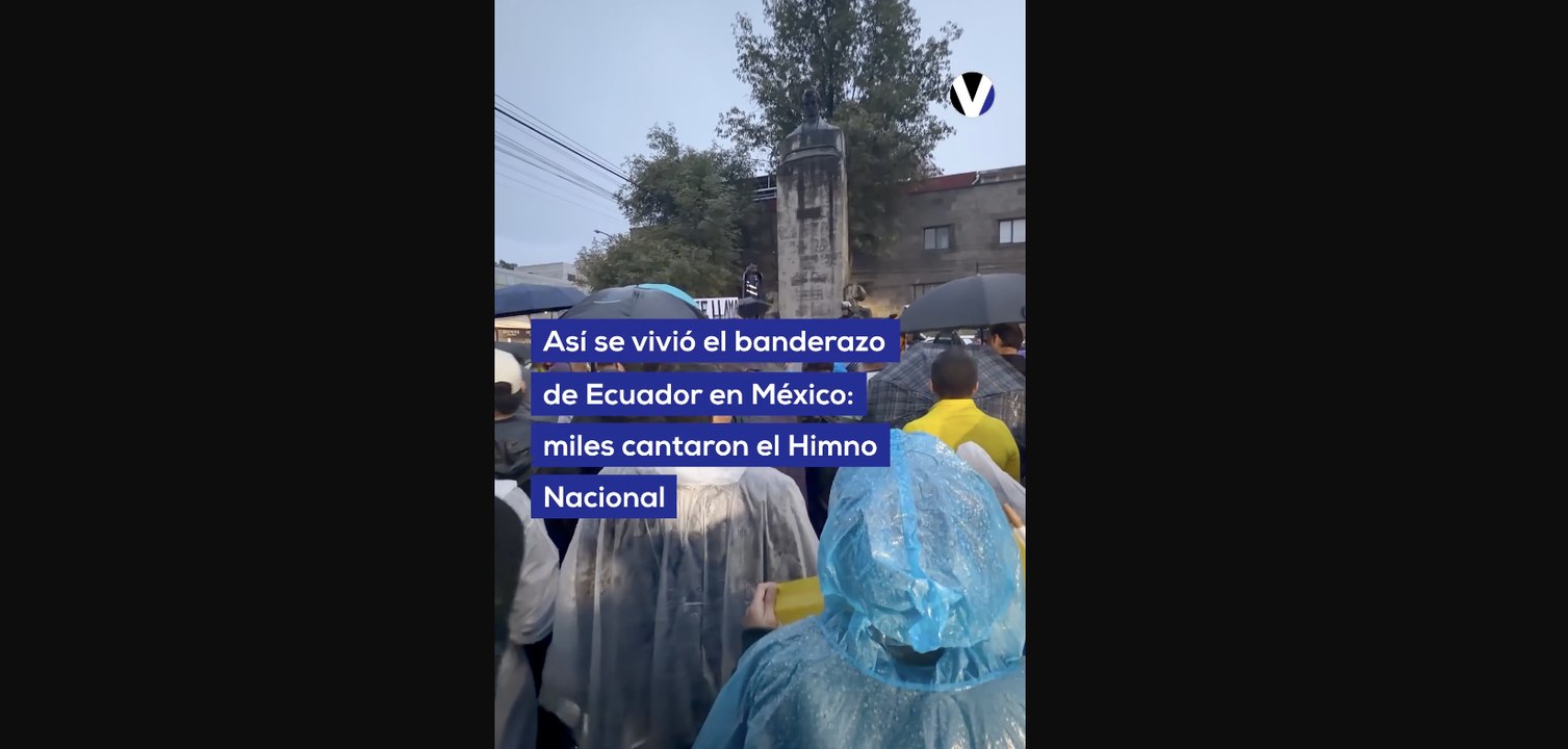 Así se vivió el banderazo de Ecuador en México: miles cantaron el Himno  Nacional